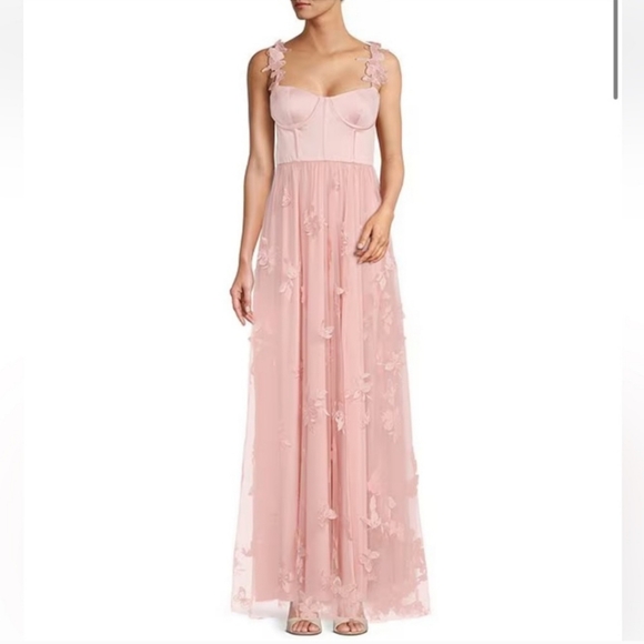 Antonio Melanix Breast Cancer Awareness Capsule Mely Satin Embroidered - Picture 4 of 9